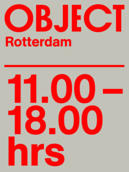 OBJECT Rotterdam - 11h - 18h